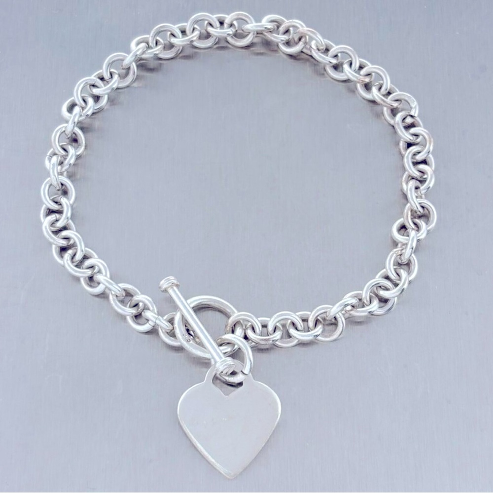 ✨🩶Sterling Silver Heart Bracelet🩶✨